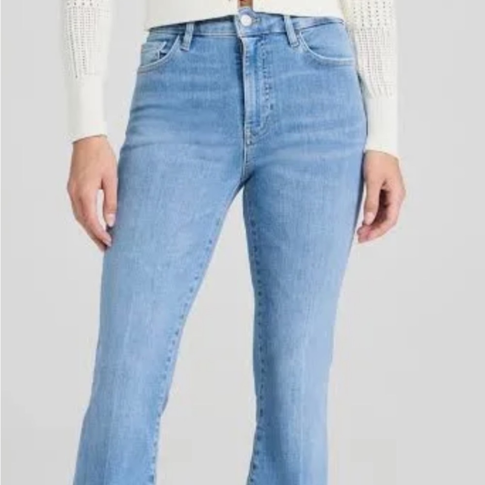 Frame Le Crop Mini boot. Wash is lighter than the picture shows. Size 24.
